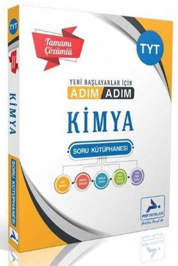 TYT Kimya Adım Adım Tamamı Çözümlü Soru Kütüphanesi - PRF Paraf Yayınları - Image 1