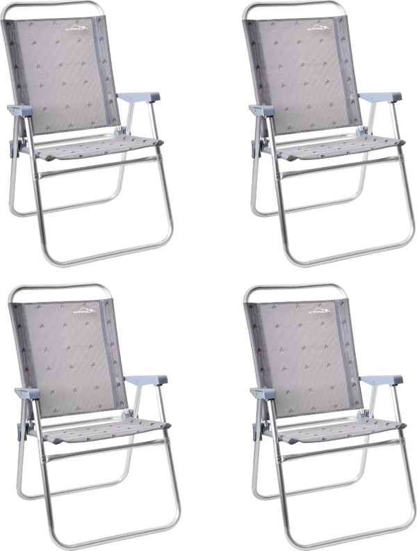 CAMPOUT 4'LÜ PLAJ SANDALYE SET - Image 1