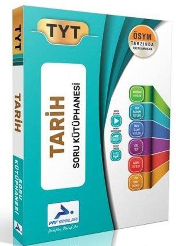 TYT Tarih Soru Kütüphanesi - PRF Paraf Yayınları - Image 1