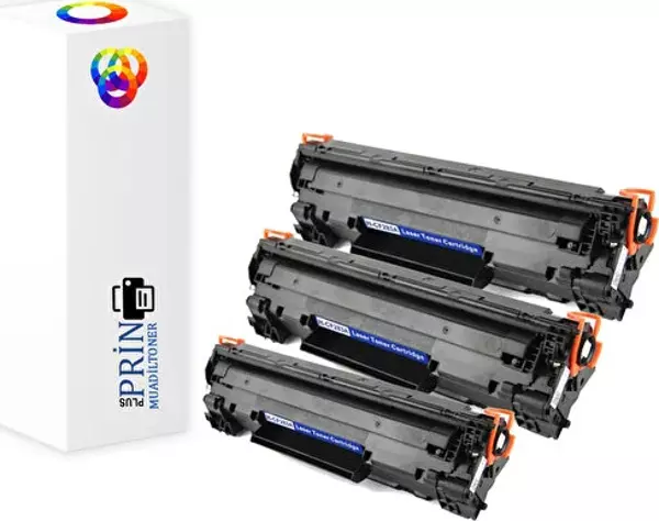 PlusPrint Imageclass MF212W Yazıcı Yazıcı Uyumlu Muadil Toner CRG737 3lü Paket - Image 1