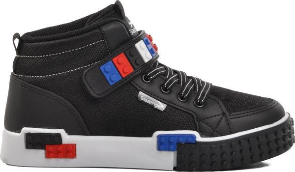 Slazenger North-F Siyah-Beyaz Unisex Çocuk Spor Ayakkabı - Image 1