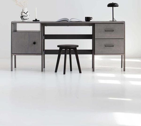 Woodesk Terra Ahşap Çalışma Masası 180 x 60 Siyah Renk Cpt4640-180 - Image 1