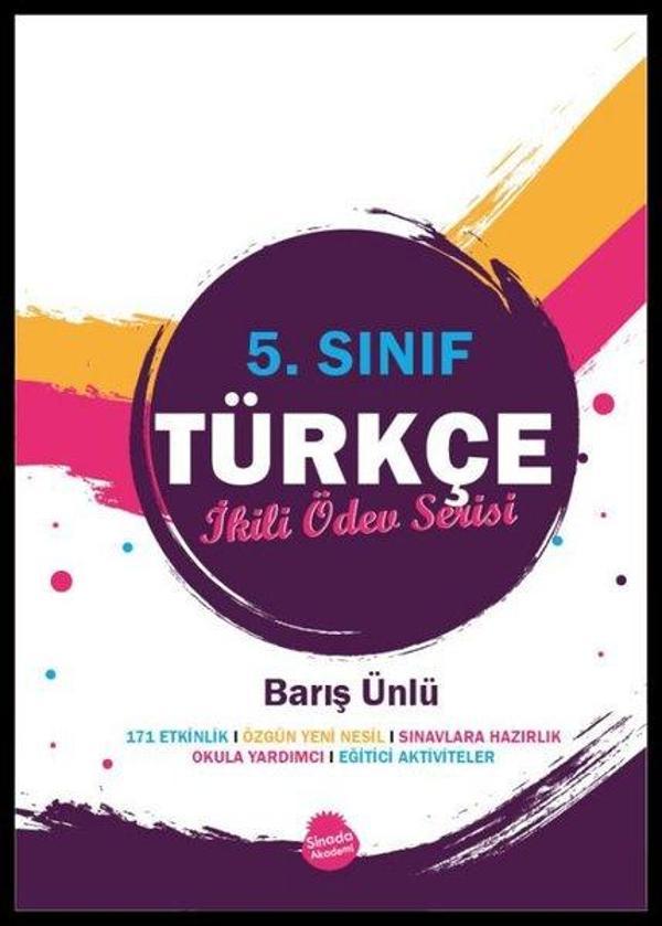 5. Sınıf Türkçe İkili Ödev Serisi - Sinada Akademi - Image 1