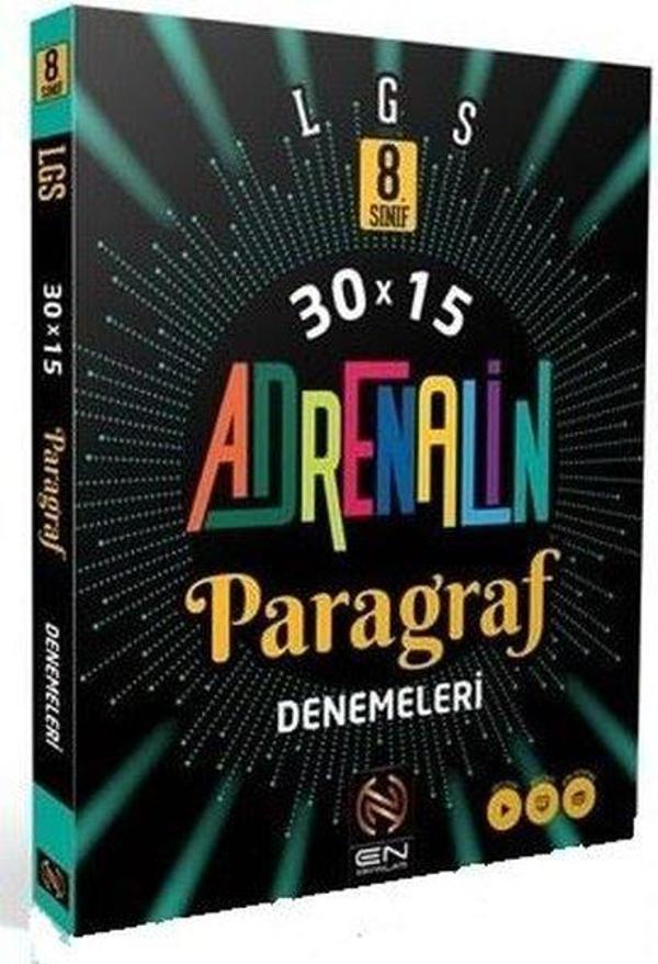 8.Sınıf LGS Paragraf Adrenalin 30x15 Denemeleri - En Yayınları - Image 1