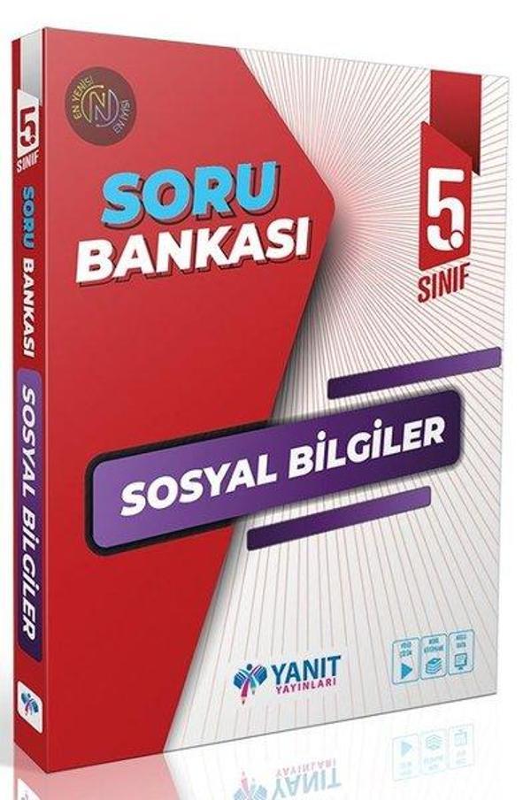 5.Sınıf Sosyal Bilgiler Soru Bankası - Yanıt Yayınları - Image 1