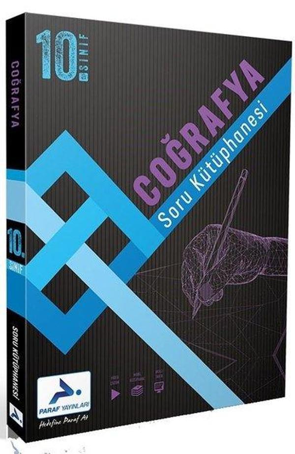 10.Sınıf Coğrafya Soru Kütüphanesi - PRF Paraf Yayınları - Image 1