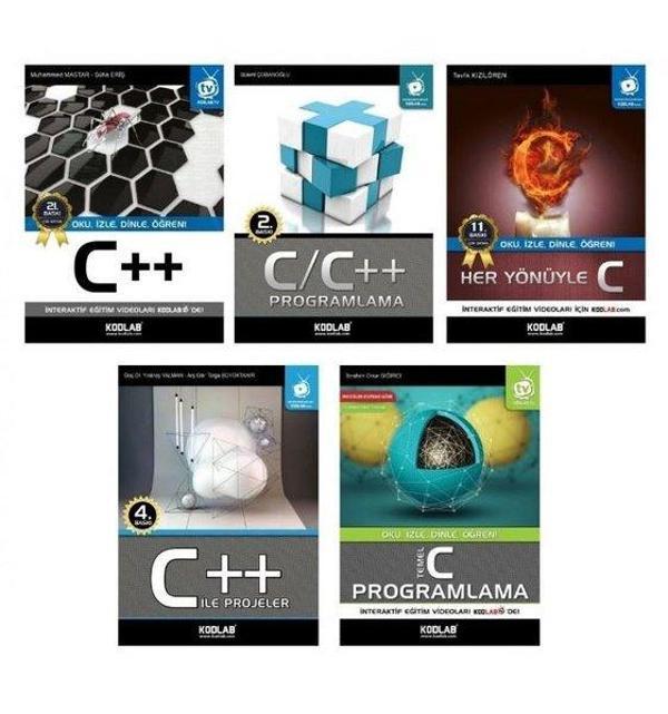 C-C Programlama Seti 2-5 Kitap Takım - Kodlab - Image 1