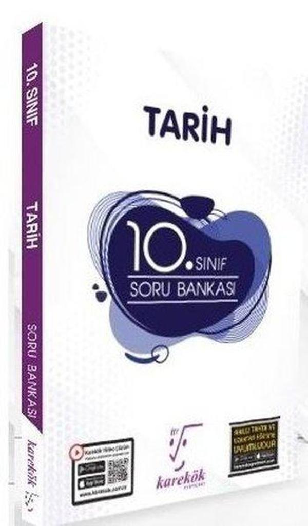 10.Sınıf Tarih Soru Bankası - Karekök Eğitim Yayınları - Image 1