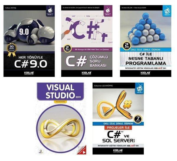 C# Eğitim Seti - 5 Kitap Takım - Kodlab - Image 1