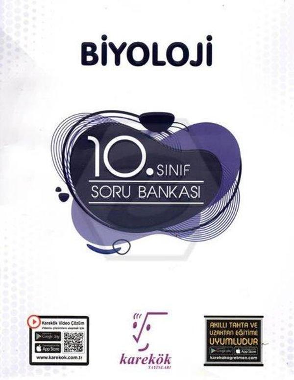 10.Sınıf Biyoloji Soru Bankası - Karekök Eğitim Yayınları - Image 1