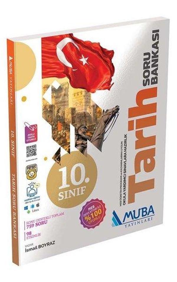 10.Sınıf Tarih Soru Bankası - Muba Yayınları - Image 1