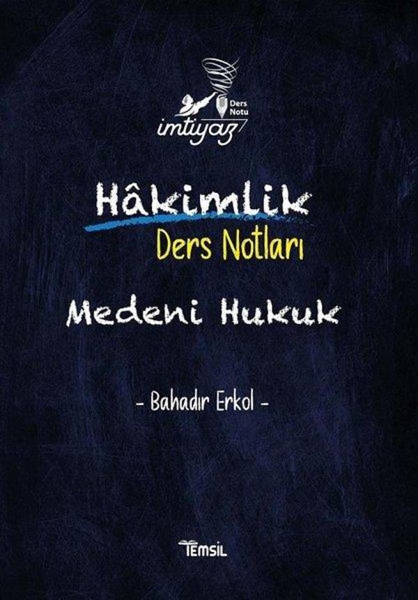 Hakimlik Ders Notları - Medeni Hukuk - İmtiyaz Ders Notu - Temsil Kitap - Image 1