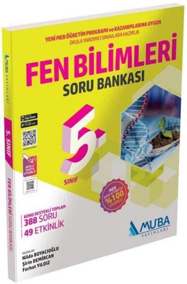 2022 5.Sınıf Fen Bilimleri Soru Bankası - Muba Yayınları - Image 1