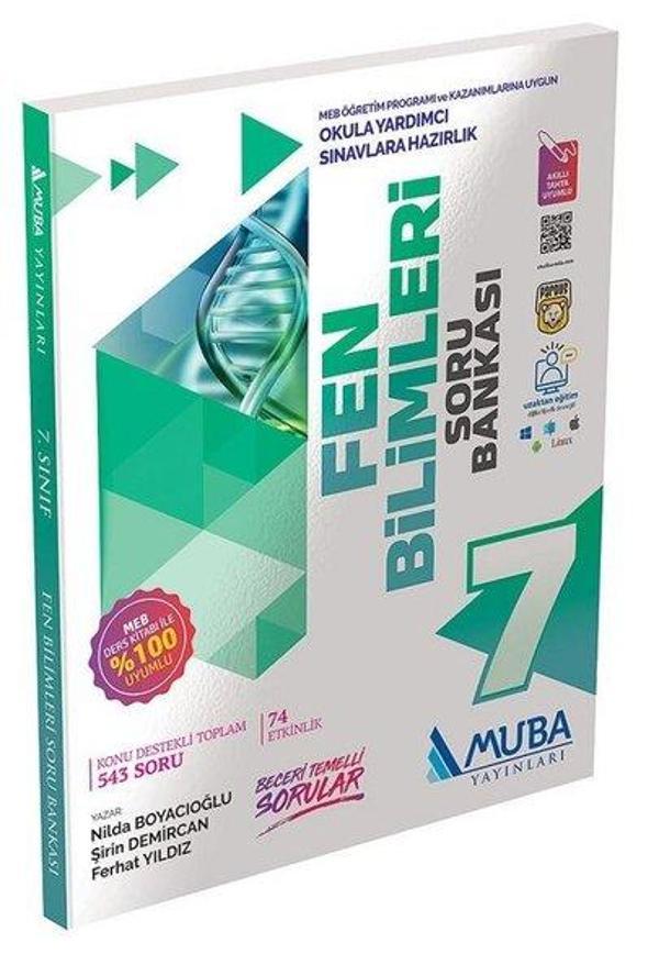 2022 7.Sınıf Fen Bilimleri Soru Bankası - Muba Yayınları - Image 1