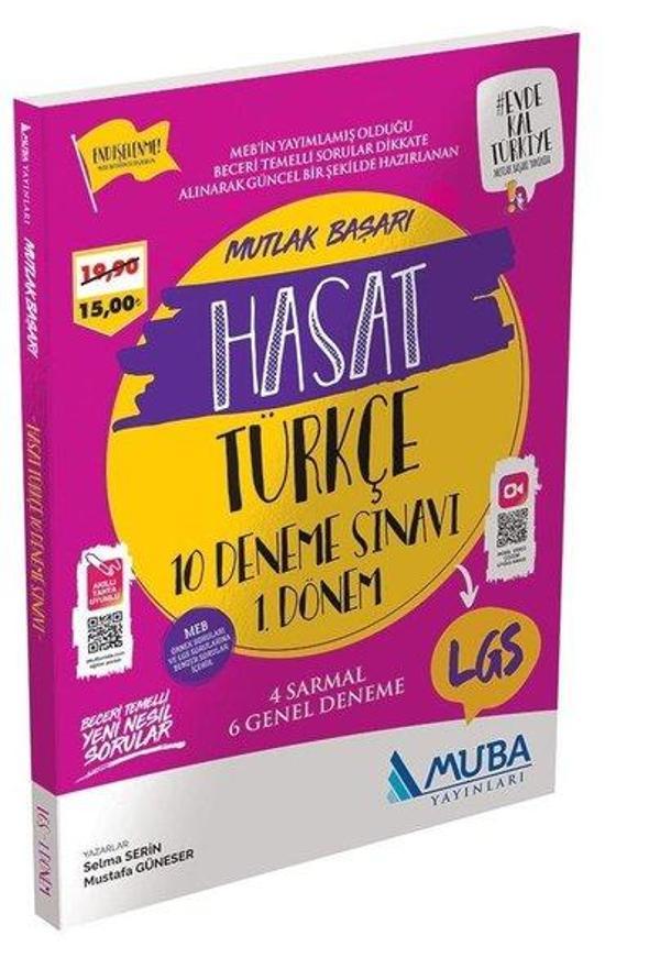2022 LGS Mutlak Başarı Türkçe Hasat 10 Deneme Sınavı - Muba Yayınları - Image 1