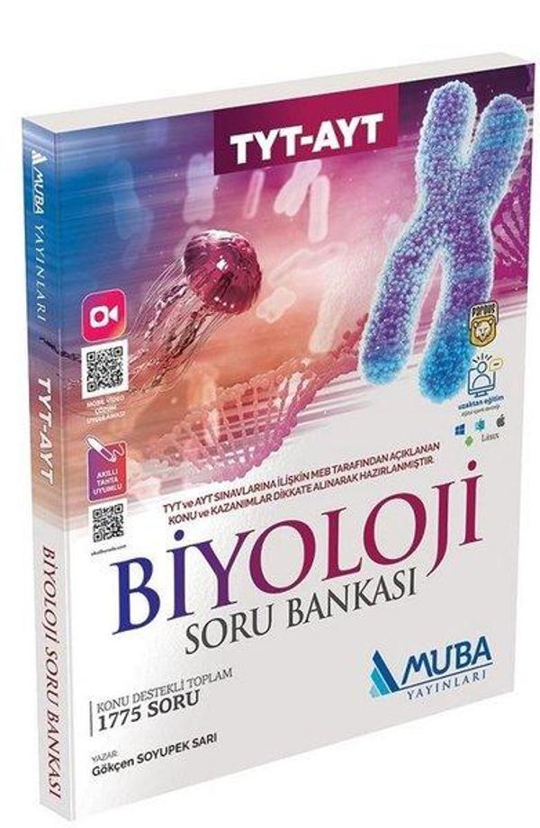 2022 TYT - AYT Biyoloji Soru Bankası - Muba Yayınları - Image 1