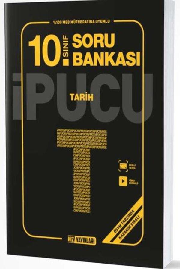 10.Sınıf Tarih İpucu Soru Bankası - Hız Yayınları - Image 1