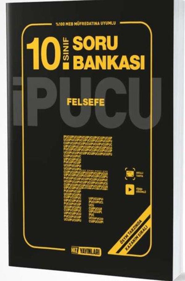 10.Sınıf Felsefe  İpucu Soru Bankası - Hız Yayınları - Image 1