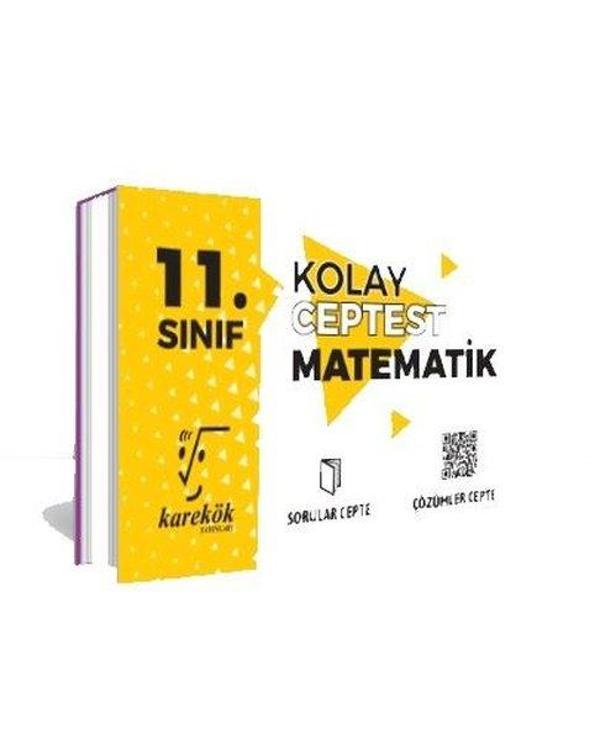 11.Sınıf Cep Test Matematik Kolay - Karekök Eğitim Yayınları - Image 1
