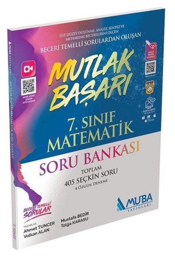 2022 7.Sınıf Mutlak Başarı Matematik Soru Bankası - Muba Yayınları - Image 1