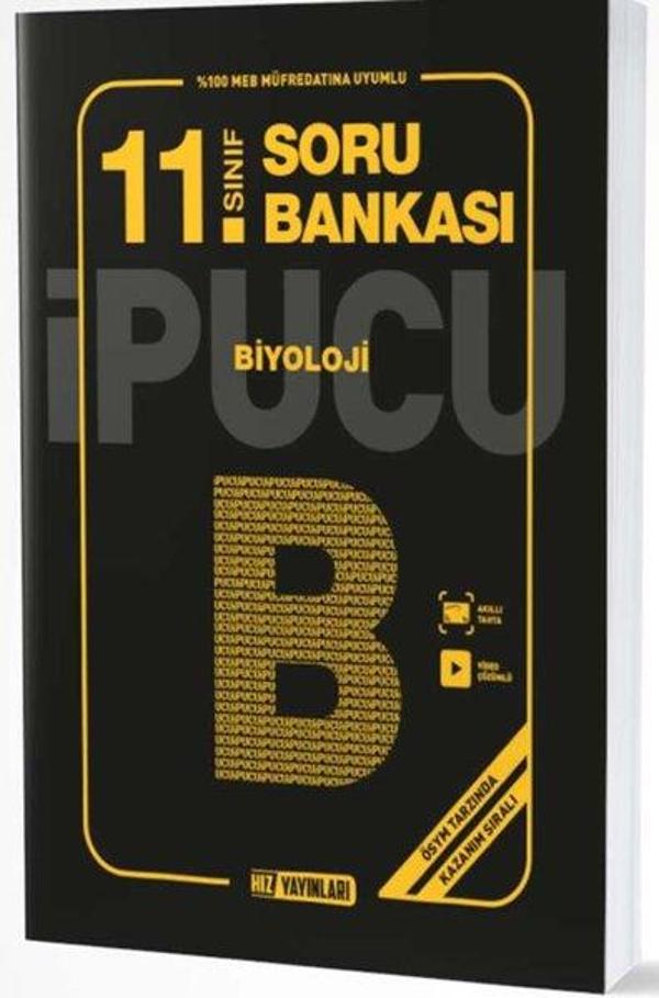 11.Sınıf Biyoloji İpucu Soru Bankası - Hız Yayınları - Image 1