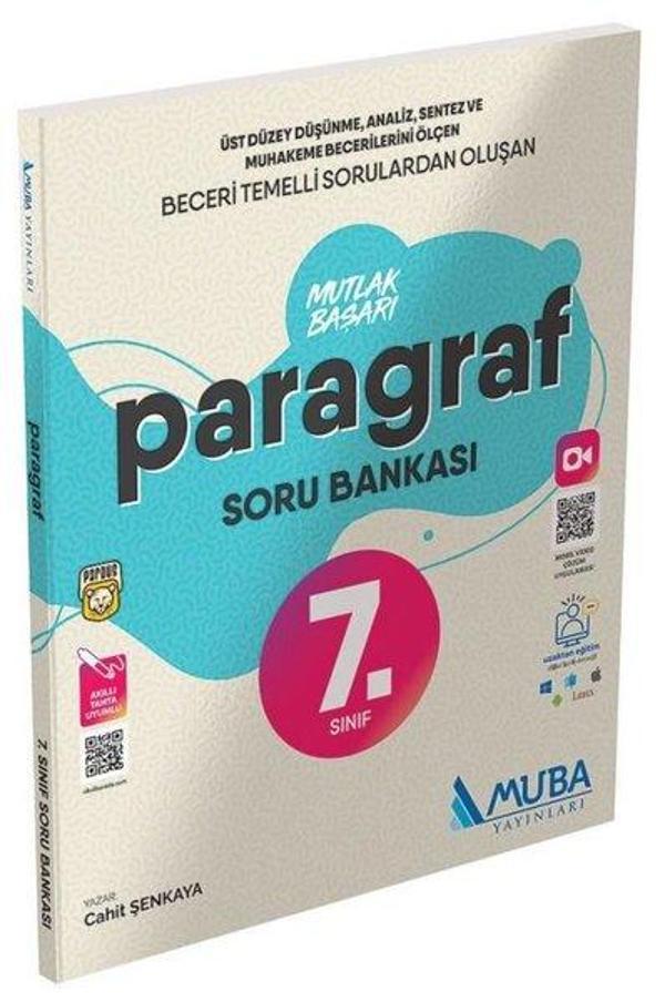 2022 7.Sınıf Mutlak Başarı Paragraf Soru Bankası - Muba Yayınları - Image 1