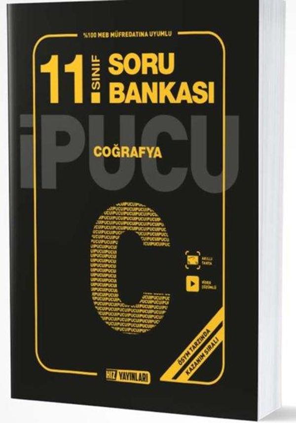 11.Sınıf Coğrafya İpucu Soru Bankası - Hız Yayınları - Image 1