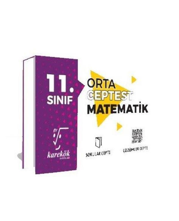 11.Sınıf Cep Test Matematik Orta - Karekök Eğitim Yayınları - Image 1