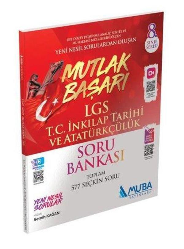 2022 LGS Mutlak Başarı T.C İnkılap Tarihi ve Atatürkçülük Soru Bankası - Muba Yayınları - Image 1