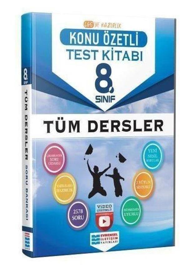 8.Sınıf LGS Tüm Dersler Konu Özetli Soru Bankası - Evrensel İletişim Yayınları - Image 1