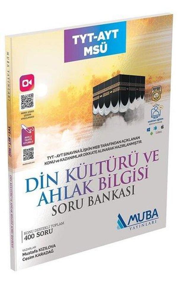 2022 TYT - AYT - MSÜ Din Kültürü ve Ahlak Bilgisi Soru Bankası - Muba Yayınları - Image 1