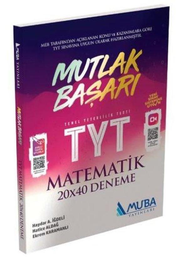 2022 TYT Mutlak Başarı Matematik 20x40 Deneme - Muba Yayınları - Image 1