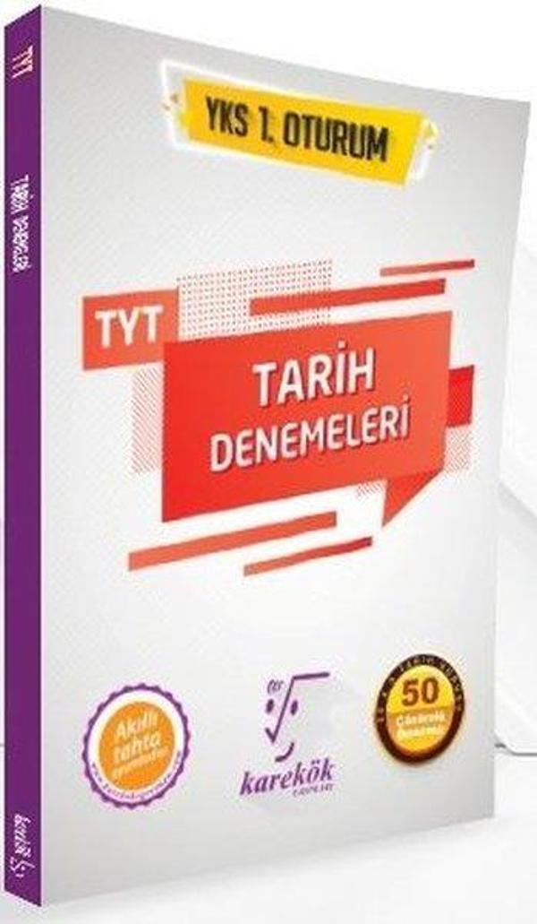 TYT Tarih Denemeleri 1.Oturum - Karekök Eğitim Yayınları - Image 1