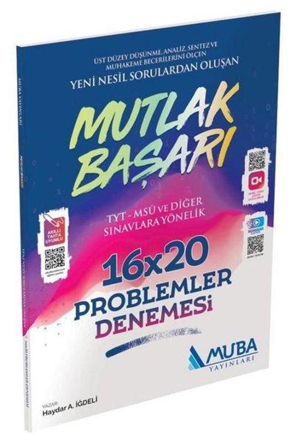 2022 TYT Mutlak Başarı Matematik 16x20 Problemler Denemesi - Muba Yayınları - Image 1