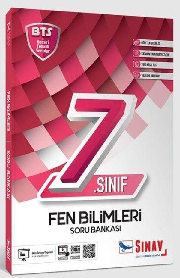 7.Sınıf Fen Bilimleri Soru Bankası - Sınav Dergisi Yayınları - Image 1