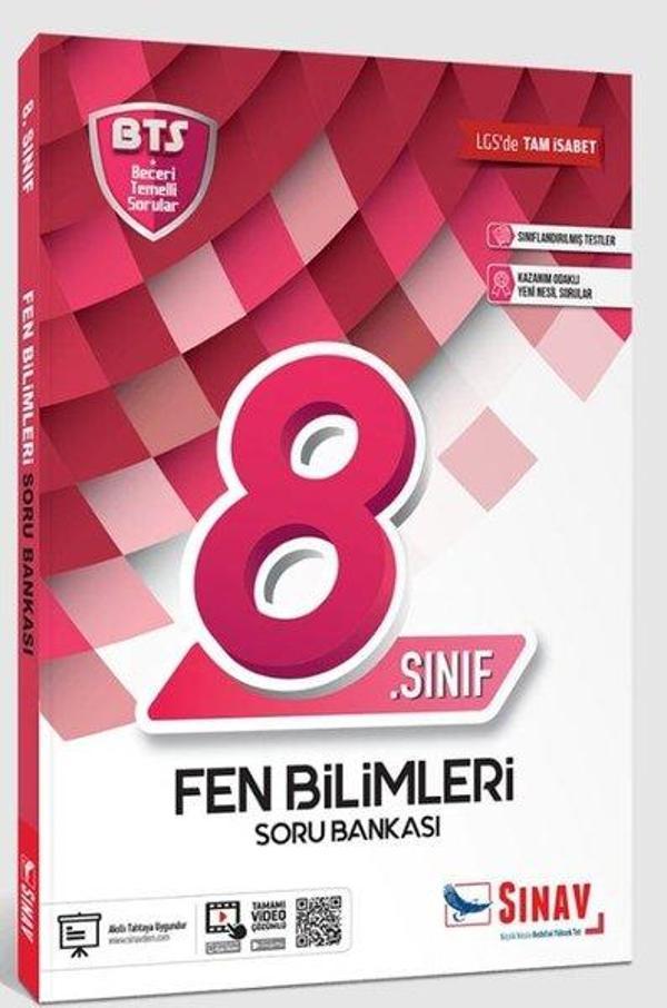 8.Sınıf LGS Fen Bilimleri Soru Bankası - Sınav Dergisi Yayınları - Image 1