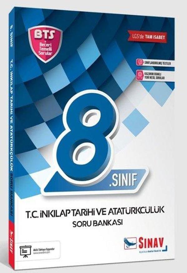 8.Sınıf LGS T.C. İnkılap Tarihi ve Atatürkçülük Soru Bankası - Sınav Dergisi Yayınları - Image 1