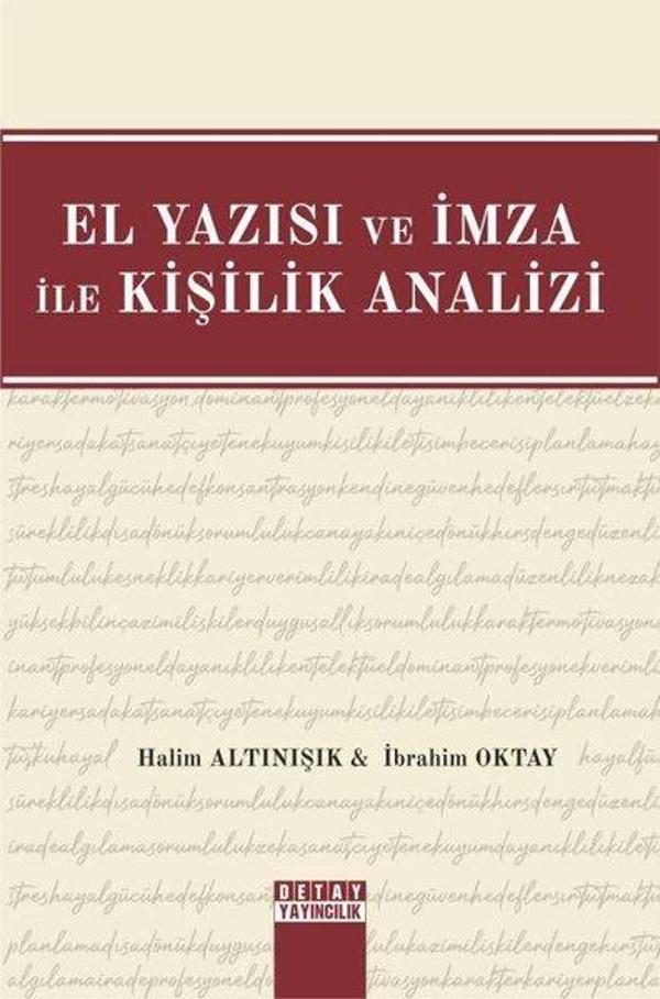 El Yazısı ve İmza İle Kişilik Analizi - Detay Yayıncılık - Image 1