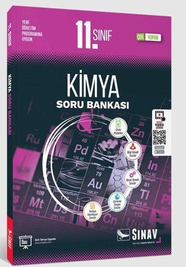 11.Sınıf Kimya Soru Bankası - Sınav Dergisi Yayınları - Image 1