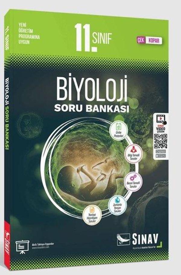 11.Sınıf Biyoloji Soru Bankası - Sınav Dergisi Yayınları - Image 1