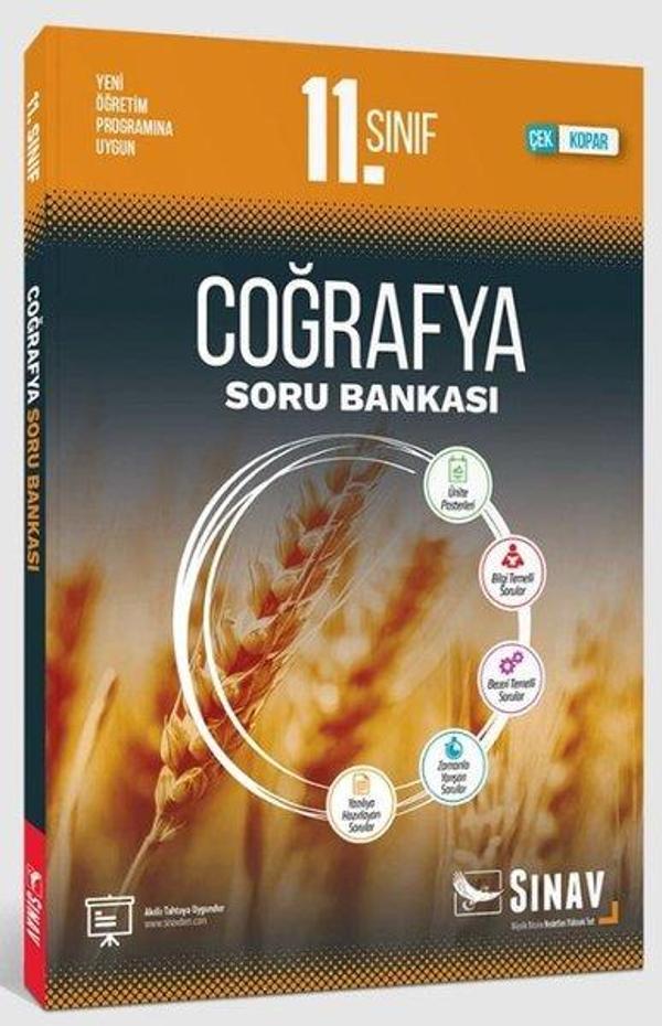 11.Sınıf Coğrafya Soru Bankası - Sınav Dergisi Yayınları - Image 1