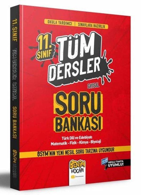 11. Sınıf Sayısal Tüm Dersler Soru Bankası - Benim Hocam Yayınları - Image 1