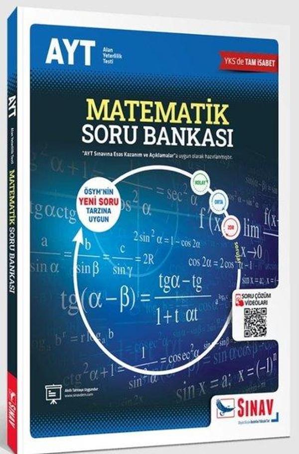 AYT Matematik Soru Bankası - Sınav Dergisi Yayınları - Image 1