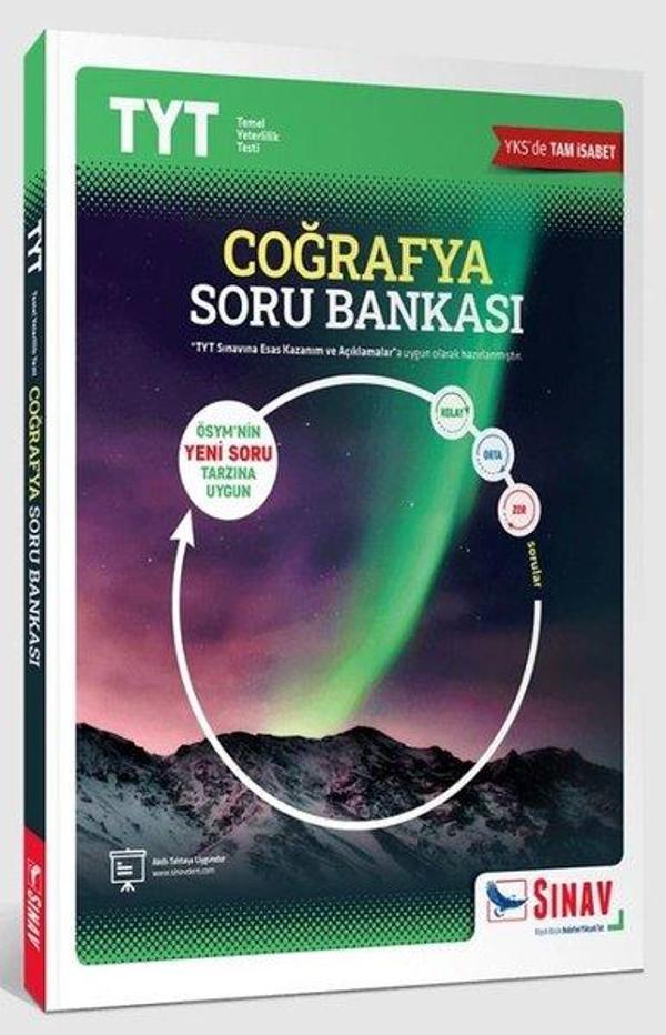 TYT Coğrafya Soru Bankası - Sınav Dergisi Yayınları - Image 1