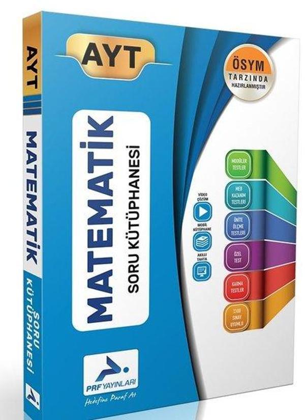 AYT Matematik Soru Kütüphanesi - PRF Paraf Yayınları - Image 1