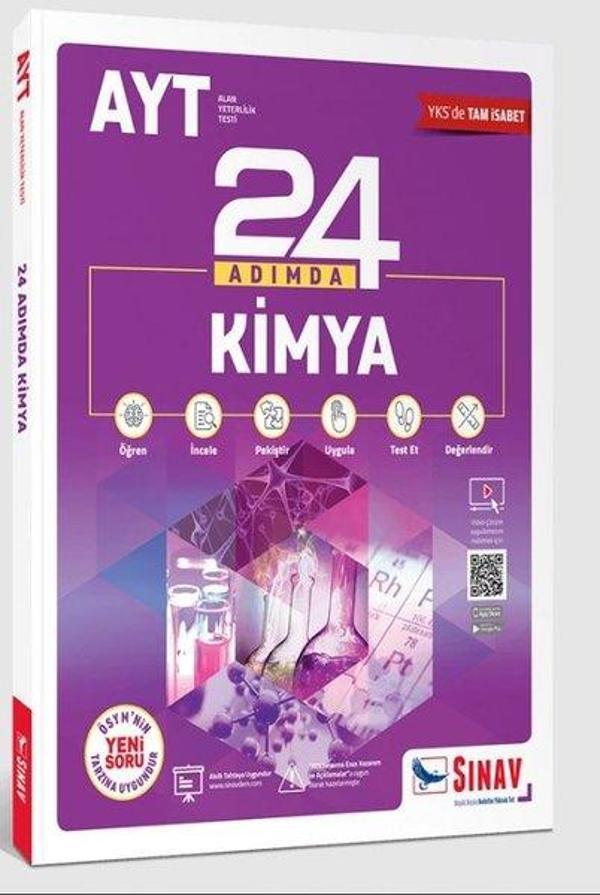 AYT 24 Adımda Kimya Konu Anlatımlı Soru Bankası - Sınav Dergisi Yayınları - Image 1
