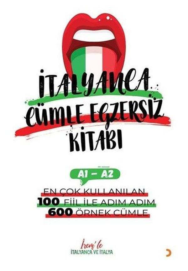 İrem'le İtalyanca Cümle Egzersiz Kitabı A1 - A2 - Cinius Yayınevi - Image 1