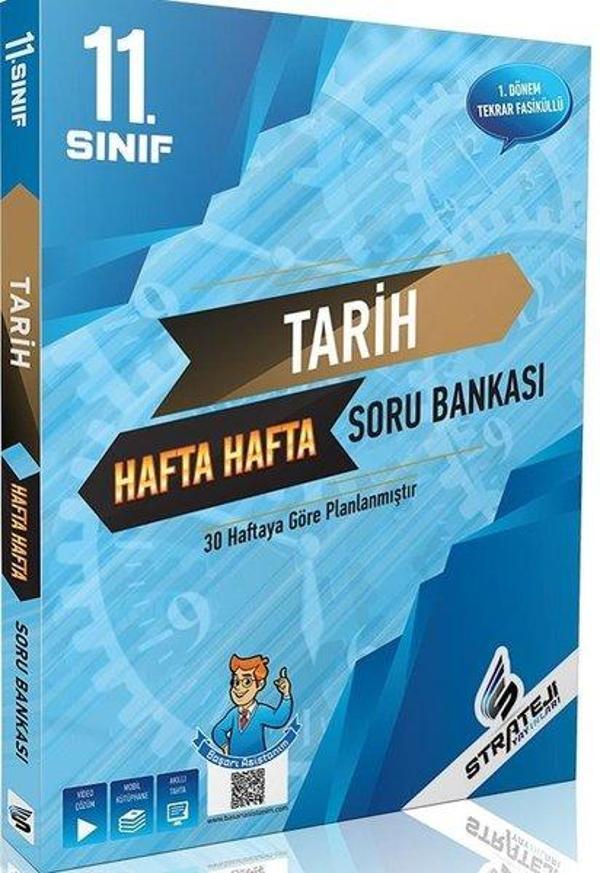11.Sınıf Hafta Hafta Tarih Soru Bankası - Strateji Yayınları - Image 1