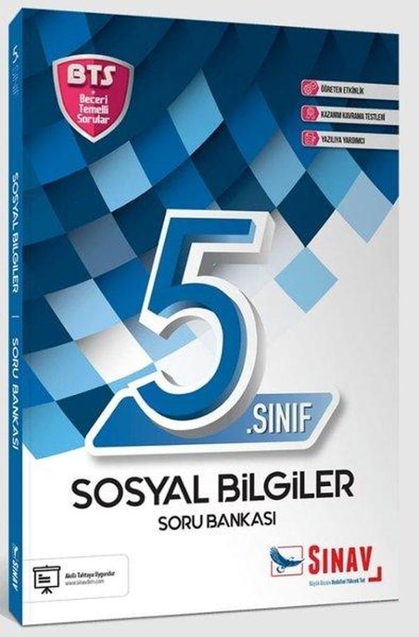 5.Sınıf Sosyal Bilgiler Soru Bankası - Sınav Dergisi Yayınları - Image 1