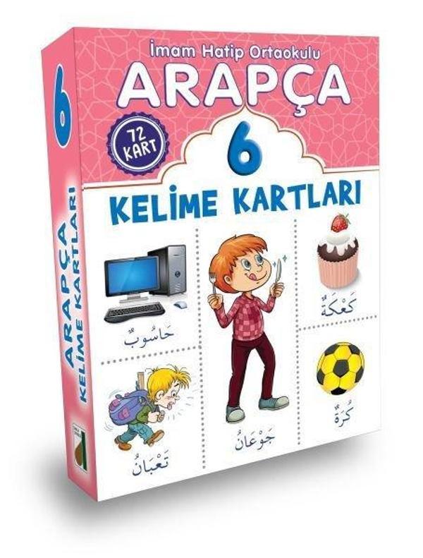Arapça Kelime Kartları - 6 - Damla Yayınevi - Image 1